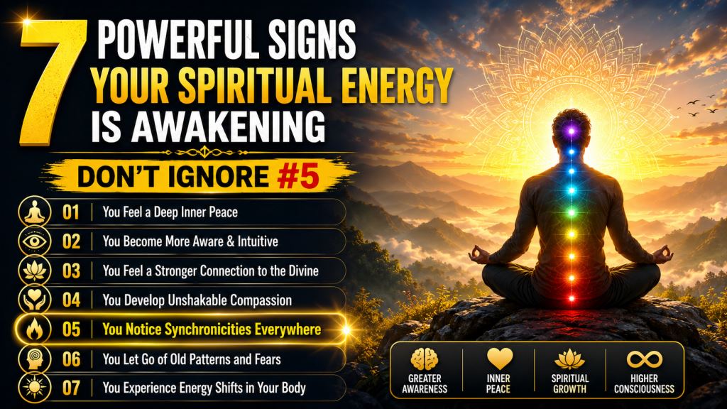 7 Powerful Signs Your Spiritual Energy Is Awakening — Don't Ignore #5