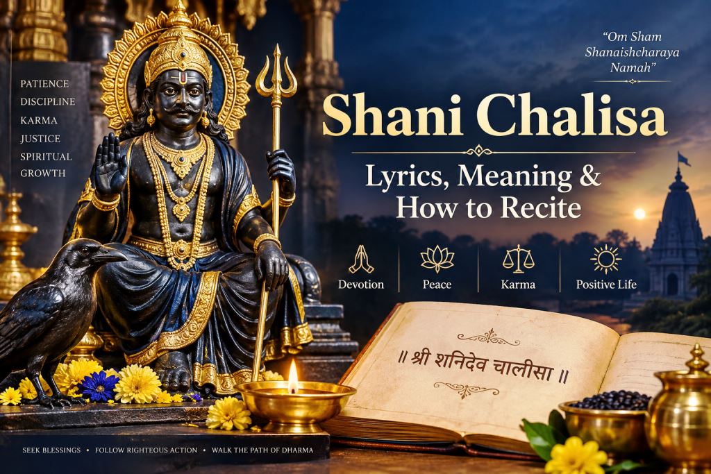 Shani Chalisa: Lyrics, Meaning & How to Recite, Shani Dev Chalisa