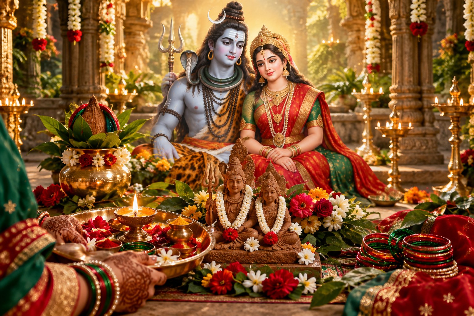 Hartalika Teej 2026 Shiva Parvati puja